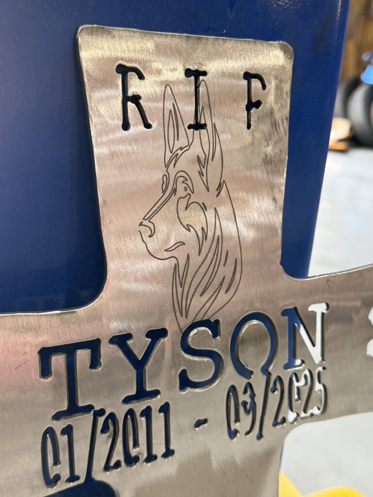 Plasma cut metalwork